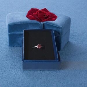 Ruby Sterling Silver Ring